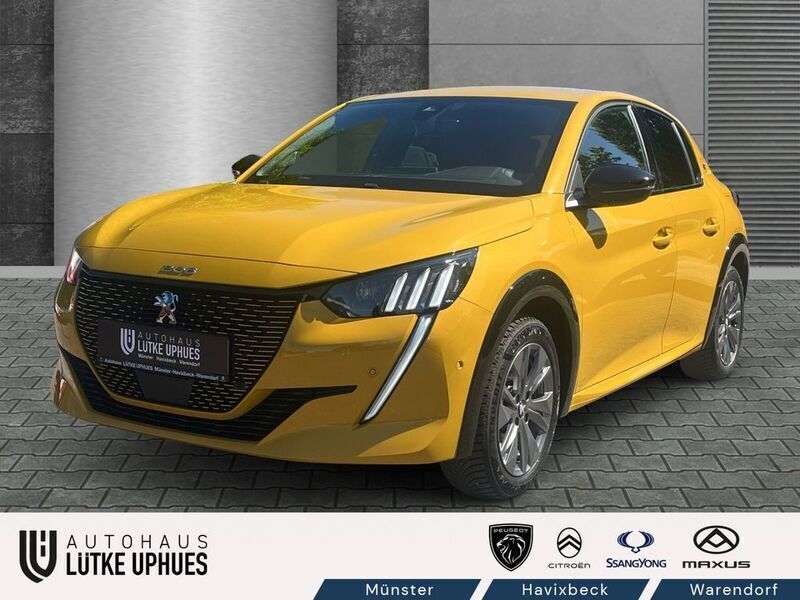 Gelb Gebraucht 2020 Peugeot e-208 GT-line Kleinwagen | 16.390 € (Fairer Preis) - Bild 1/4