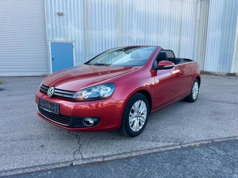 Rot Gebraucht 2014 VW Golf Cabriolet Life Cabrio | 6.900 € (Etwas zu teuer) - Bild 1/4