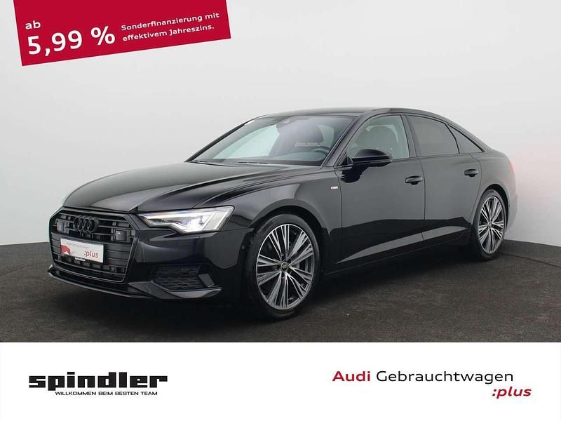 Brillantschwarz Gebraucht 2023 Audi A6 Sport Limousine | 40.480 € (Superpreis) - Bild 1/4
