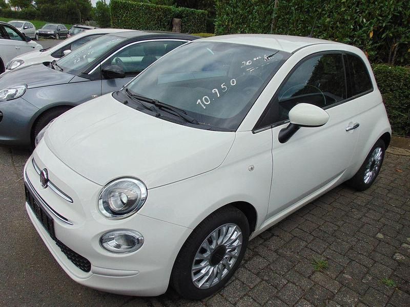 Weiß Gebraucht 2020 Fiat 500 Lounge Kleinwagen | 10.950 € (Fairer Preis) - Bild 1/4