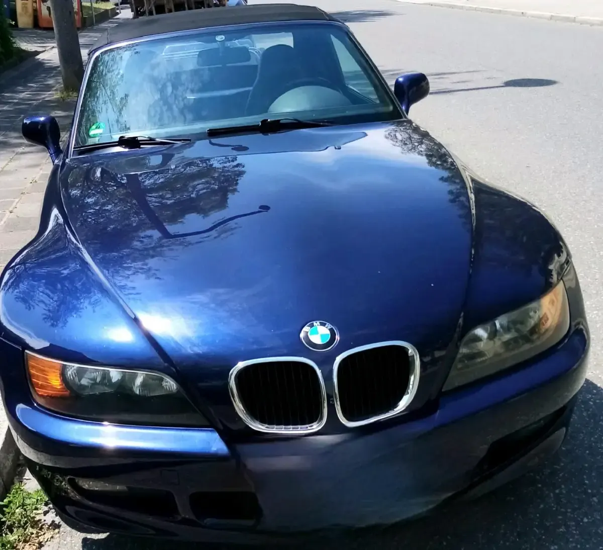 Gebraucht BMW Z3 147 PS (108 kW) 1996 Blau Cabrio