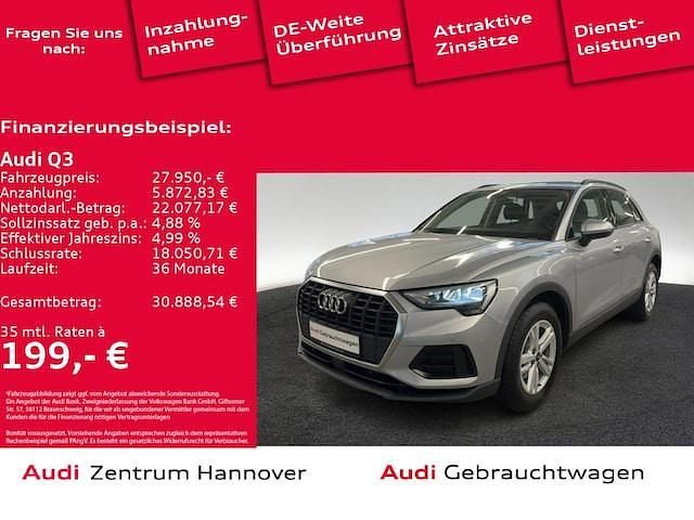 Gebraucht Audi Q3 150 PS (110 kW) 2022 L5 florettsilber metallic (metallic) SUV