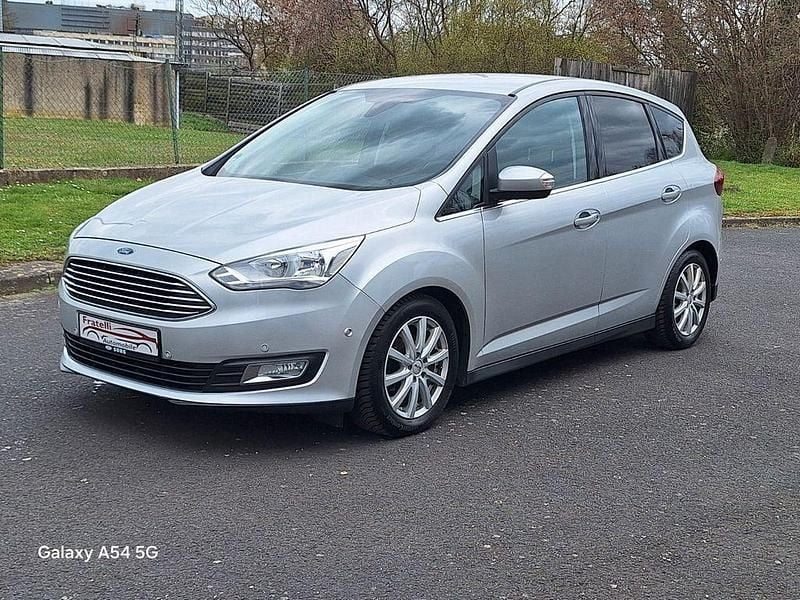 Gebraucht Ford C-MAX Titanium 125 PS (91 kW) 2017 Silber Van / Kleinbus