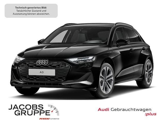 Mythosschwarz metallic Gebraucht 2025 Audi A3 Sportback e-tron Advanced Plus Kleinwagen | 39.749 € (Fairer Preis) - Bild 1/4
