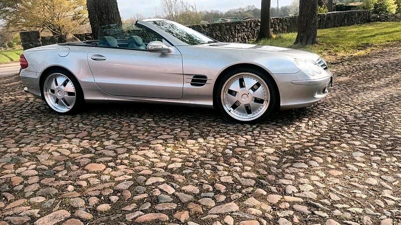 Gebraucht Mercedes SL500 305 PS (224 kW) 2001 Silber Cabrio