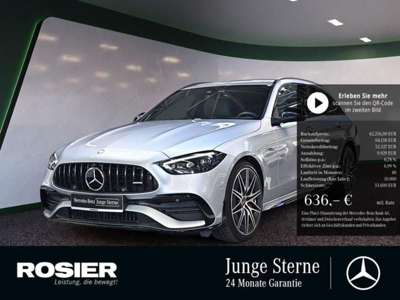 Silber / hightechsilber Gebraucht 2023 Mercedes C43 AMG AMG Kombi | 62.256 € (Fairer Preis) - Bild 1/4
