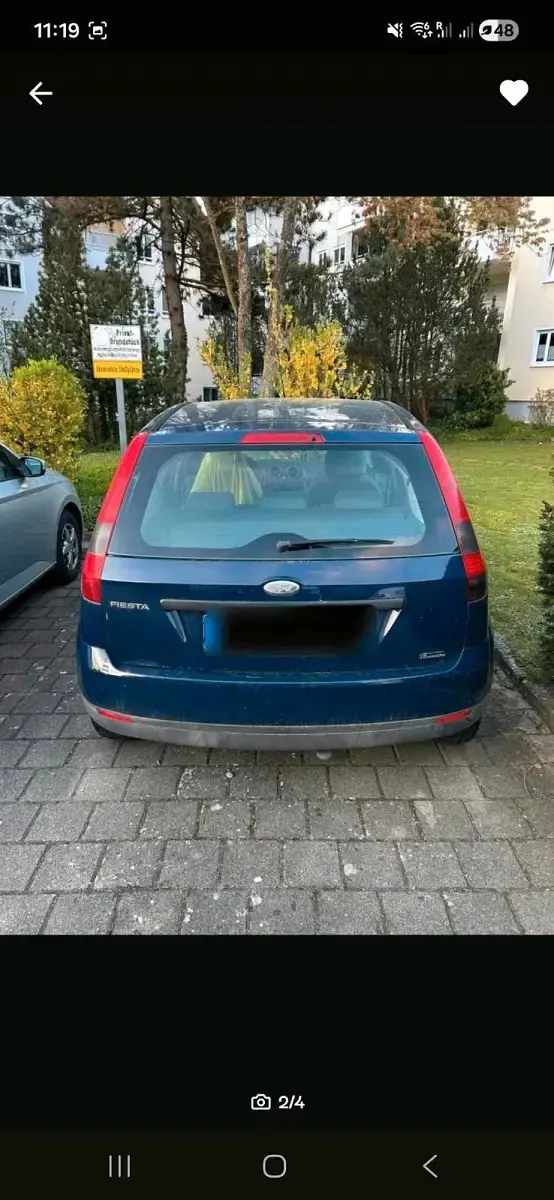 Gebraucht Ford Fiesta 75 PS (55 kW) 2003 Blau Kleinwagen