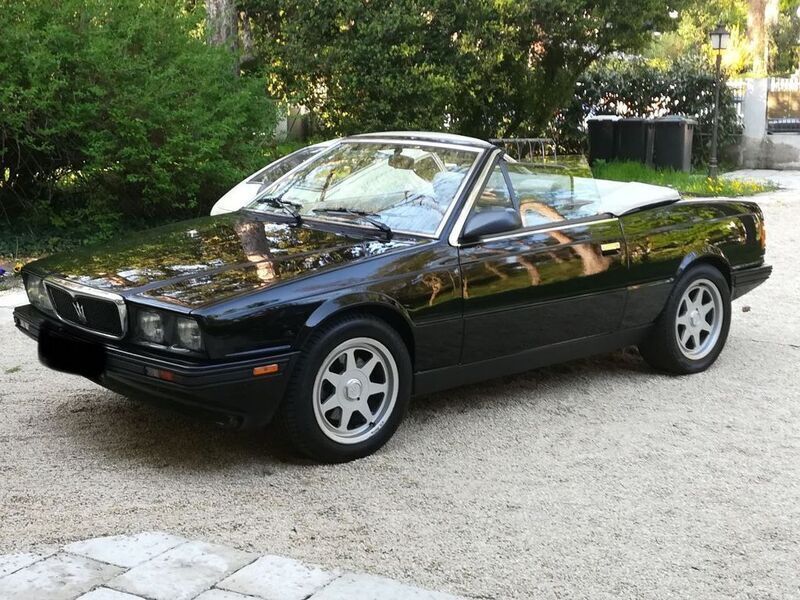 Schwarz Gebraucht 1990 Maserati Biturbo Cabrio | 23.500 € - Bild 1/4
