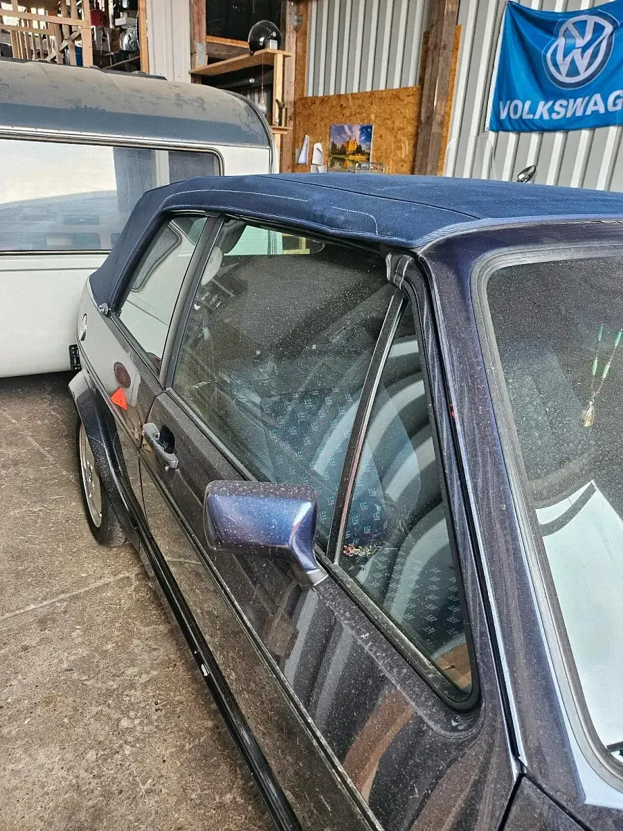 Brugt VW Golf Cabriolet 98 HK (72 kW) 1993 Blå Cabriolet