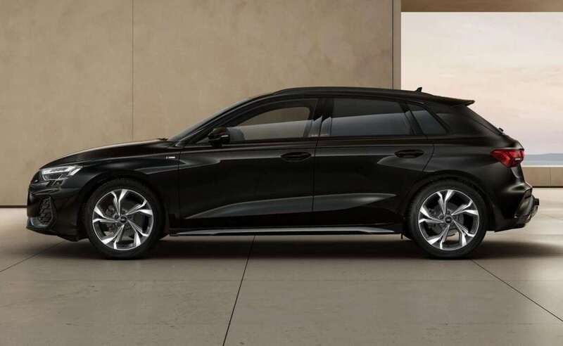 Mythosschwarz metallic Neu 2025 Audi A3 Sportback S-Line Limousine | 35.701 € (Superpreis) - Bild 1/4