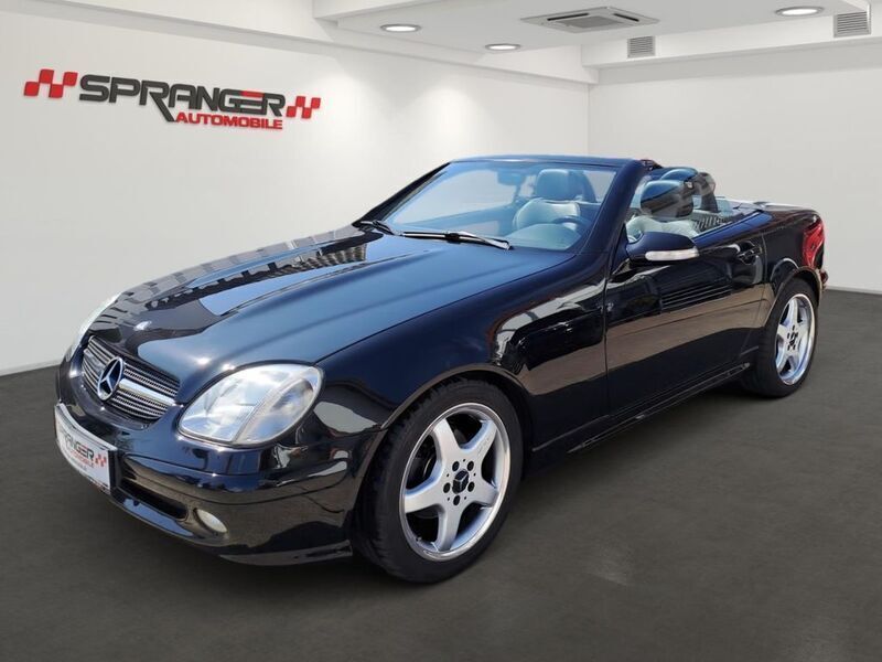 Schwarz Gebraucht 2002 Mercedes SLK200 Cabrio | 6.800 € (Etwas zu teuer) - Bild 1/4