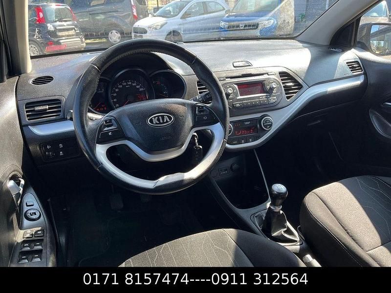 Gebraucht Kia Picanto Spirit 86 PS (63 kW) 2012 Schwarz Kleinwagen