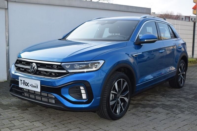 Blau Neu 2024 VW T-Roc Edition SUV | 38.990 € - Bild 1/4