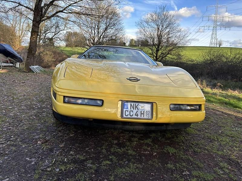 Gebraucht Chevrolet Corvette C4 LT 306 PS (225 kW) 1992 Gelb Cabrio