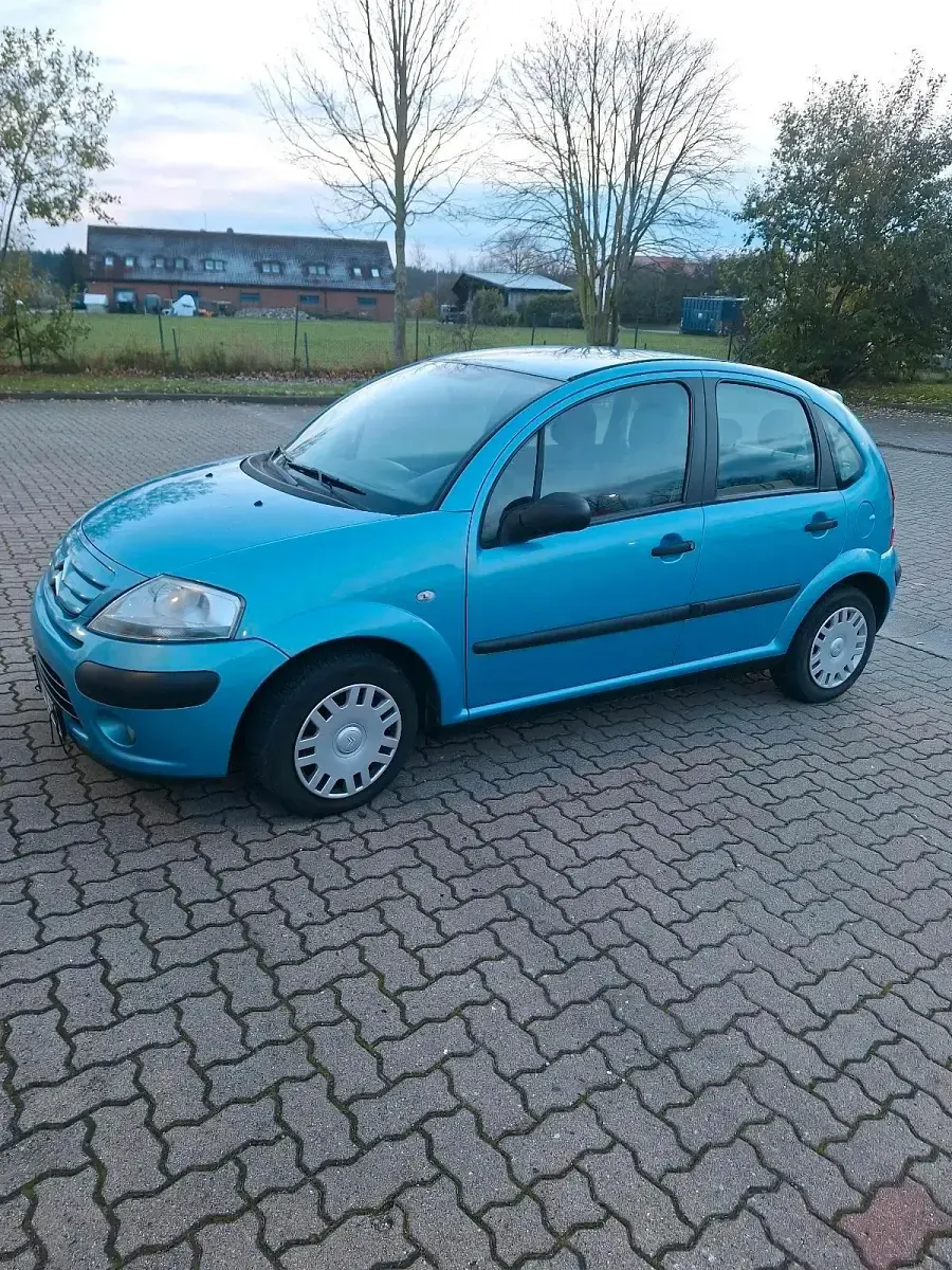 Used Citroën C3 Comfort 75 HP (55 kW) 2007 Blue Sedan