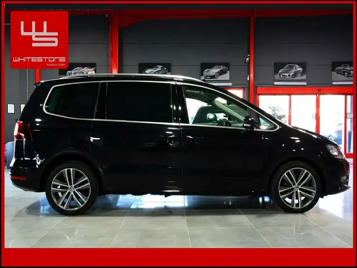 Gebraucht VW Sharan Highline 220 PS (161 kW) 2016 Schwarz Van / Kleinbus