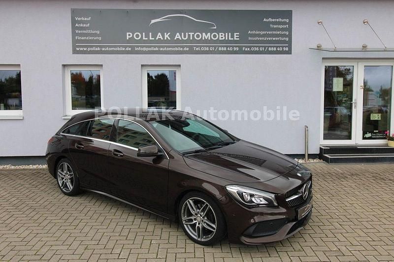 Braun Gebraucht 2016 Mercedes CLA200 Shooting Brake AMG Kombi | 17.490 € (Fairer Preis) - Bild 1/4