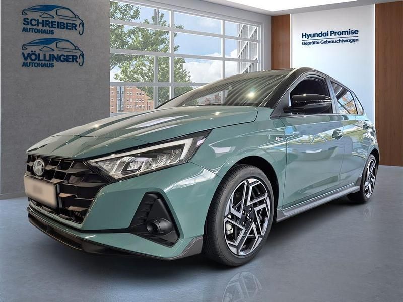 Schwarz Neu 2025 Hyundai i20 N Line Limousine | 24.990 € (Teuer) - Bild 1/4