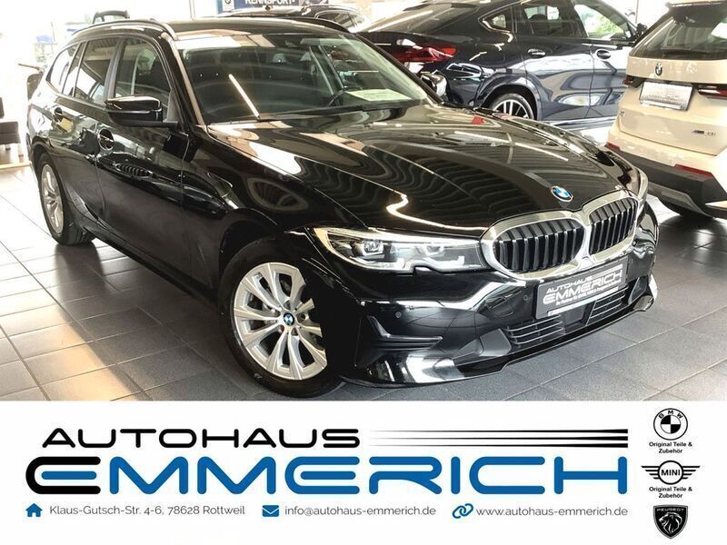 Schwarz Gebraucht 2021 BMW 320 Advantage Kombi | 24.900 € (Fairer Preis) - Bild 1/4