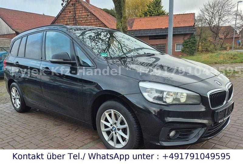 Schwarz Gebraucht 2016 BMW 218 Gran Tourer Sport Line Van / Kleinbus | 5.500 € (Teuer) - Bild 1/4