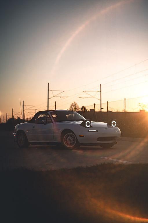 Gebraucht Mazda MX5 116 PS (85 kW) 1990 Weiß Cabrio