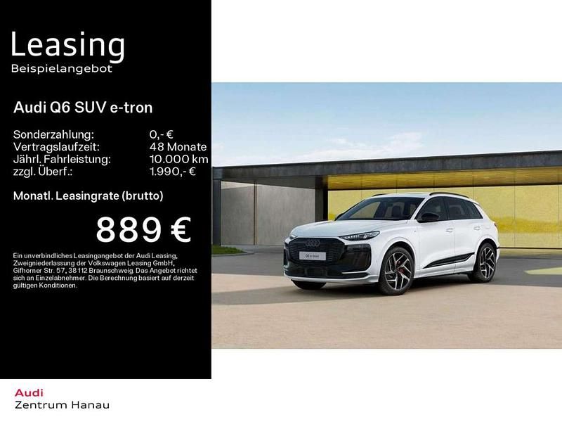 Neu Audi Q6 e-tron S-Line 314 kW (428 PS) 2026 Gletscherweiß metallic SUV