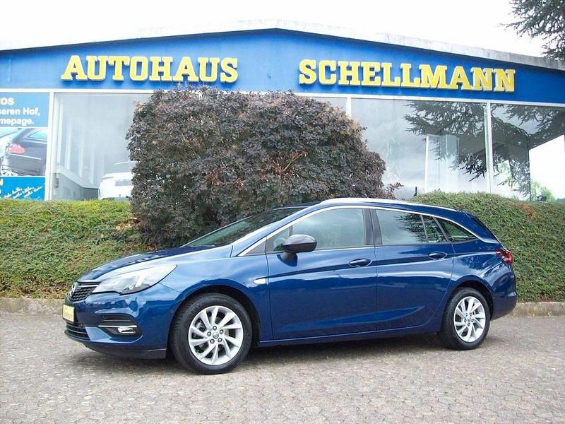 Blau Gebraucht 2021 Opel Astra Elegance Kombi | 14.970 € (Fairer Preis) - Bild 1/4