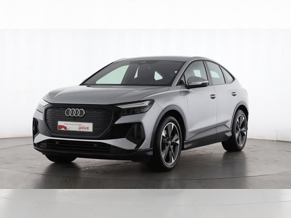 Silber (florettsilber) Gebraucht 2024 Audi Q4 Sportback e-tron S-Line SUV | 43.079 € (Superpreis) - Bild 1/3