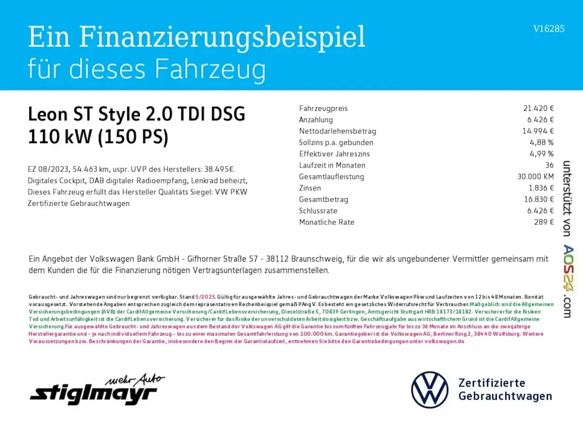 Brugt Seat Leon ST Style 150 HK (110 kW) 2023 Sølv Stationcar