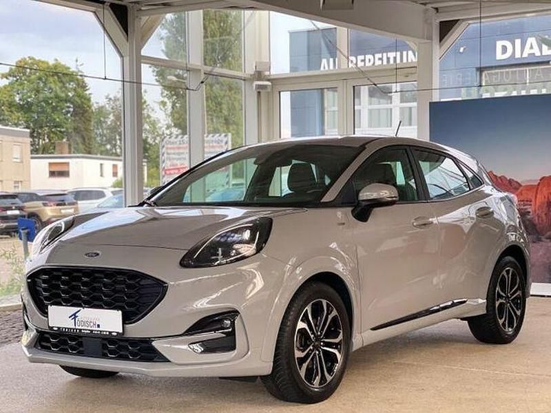 Grau Gebraucht 2023 Ford Puma Gen-E ST-Line SUV | 15.960 € (Superpreis) - Bild 1/4