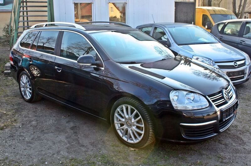 Schwarz Gebraucht 2008 VW Golf V Sportline Kombi | 6.499 € (Teuer) - Bild 1/4
