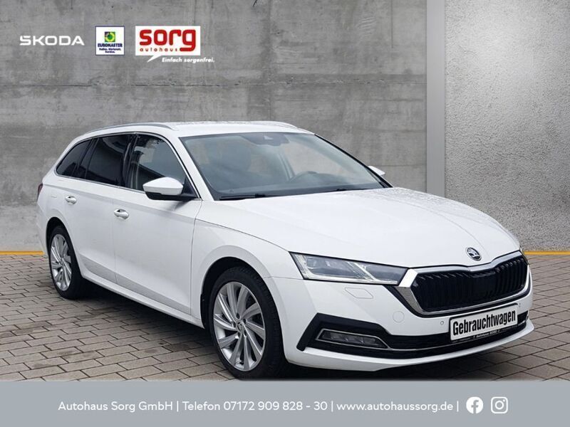 Weiss Gebraucht 2021 Skoda Octavia Style Kombi | 23.490 € (Fairer Preis) - Bild 1/4