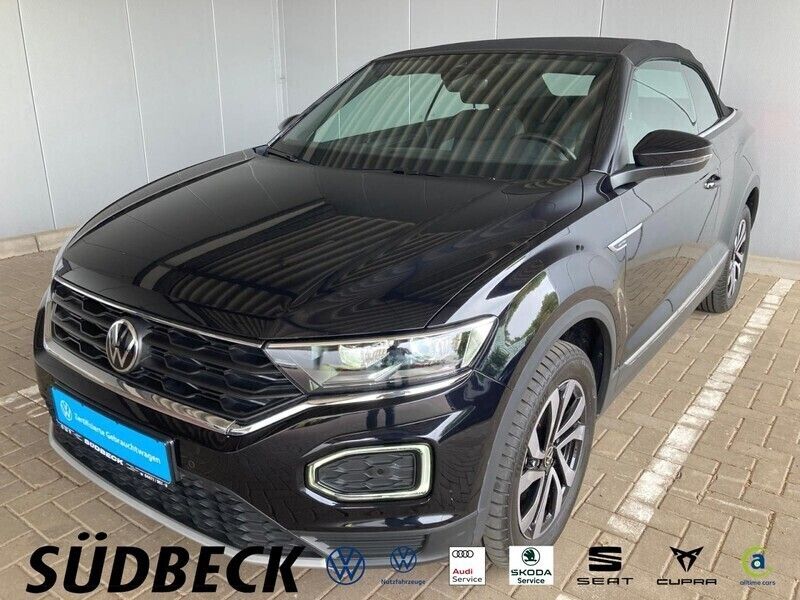 Schwarz Gebraucht 2022 VW T-Roc Cabriolet Active Cabrio | 29.990 € (Fairer Preis) - Bild 1/4