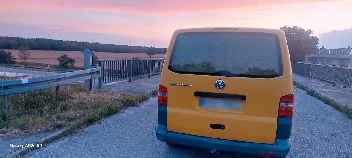 Gebraucht VW T5 84 PS (61 kW) 2007 Gelb Van