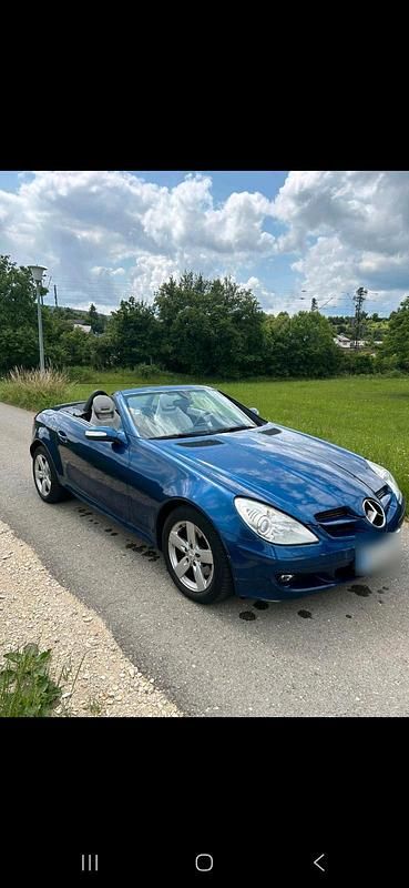 Gebraucht Mercedes SLK280 231 PS (169 kW) 2005 Blau Cabrio