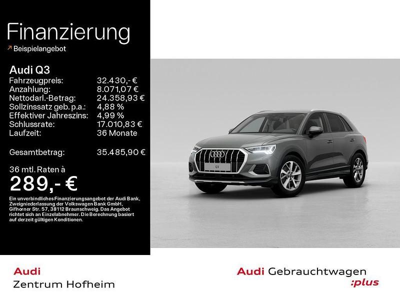 Metallic Gebraucht 2022 Audi Q3 Advanced Plus SUV | 32.430 € (Guter Preis) - Bild 1/3