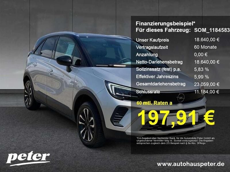 Lackierung aluminiumgrau/ kla Gebraucht 2024 Opel Crossland Elegance SUV | 18.640 € (Guter Preis) - Bild 1/2