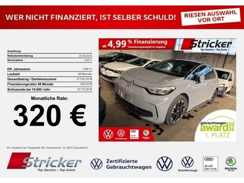 Gebraucht VW ID.3 Pro 150 kW (204 PS) 2023 Mondsteingrau schwarz Kleinwagen