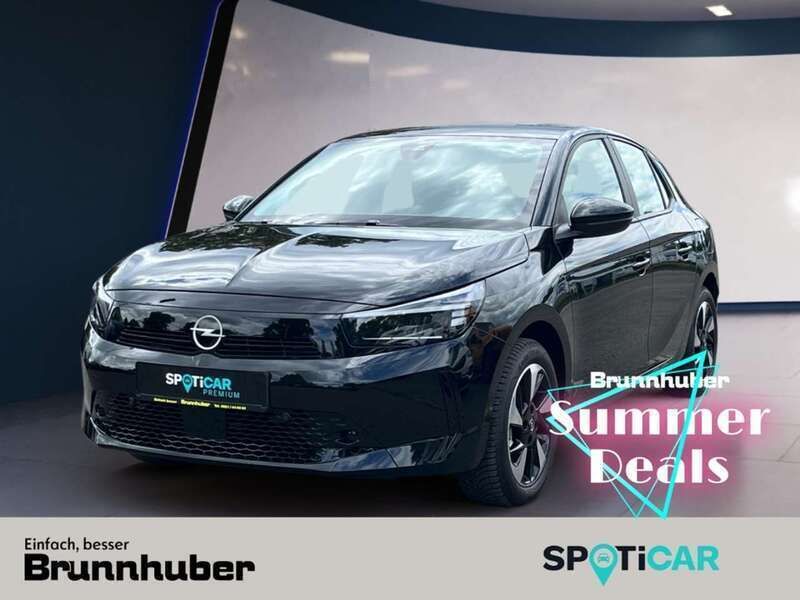 Metallic) (schwarz Gebraucht 2023 Opel Corsa-e Basis Kleinwagen | 20.850 € (Fairer Preis) - Bild 1/4