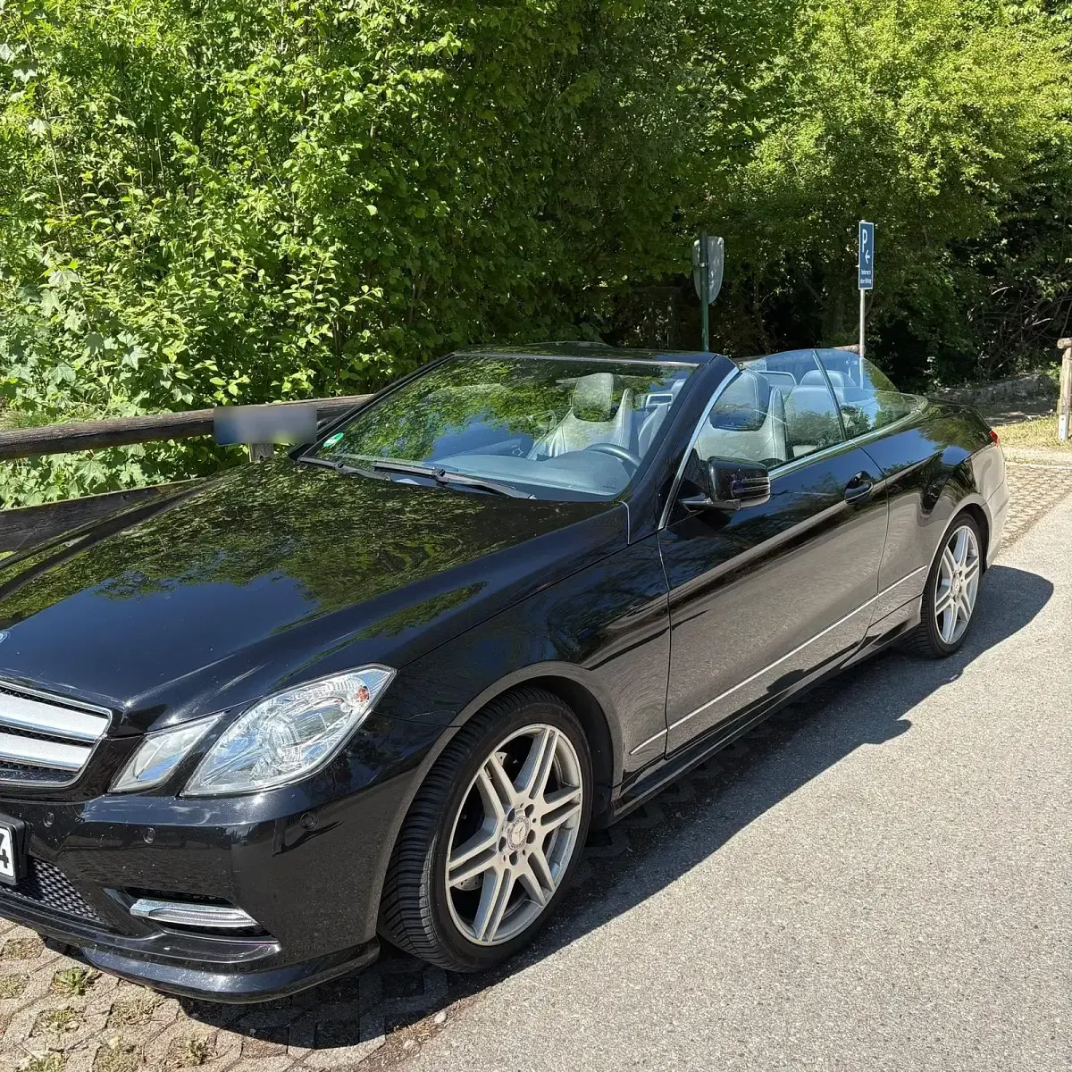 Gebraucht Mercedes E200 AMG 2012 Schwarz Cabrio