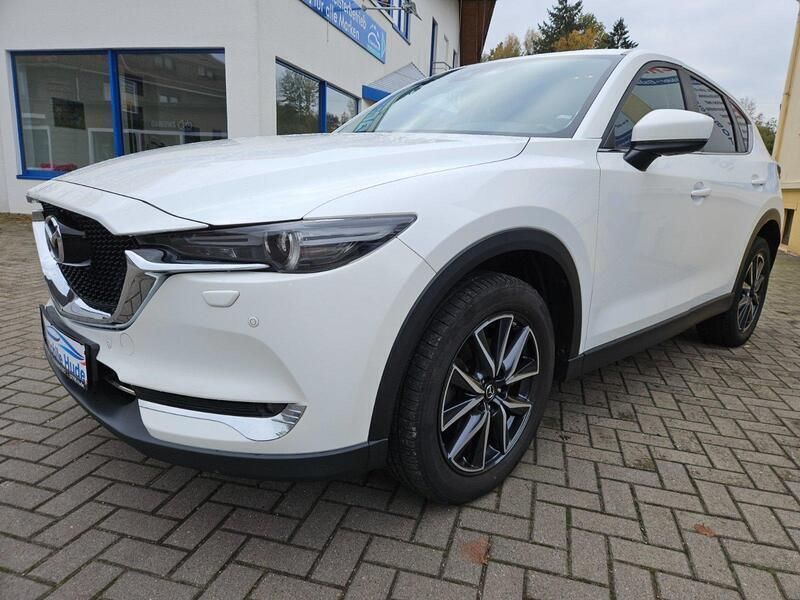 Snowflake white pearl Gebraucht 2018 Mazda CX-5 SUV | 16.299 € (Fairer Preis) - Bild 1/4