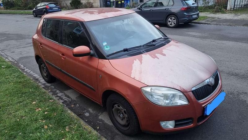 Gebraucht Skoda Fabia 60 PS (44 kW) 2007 Orange Kleinwagen