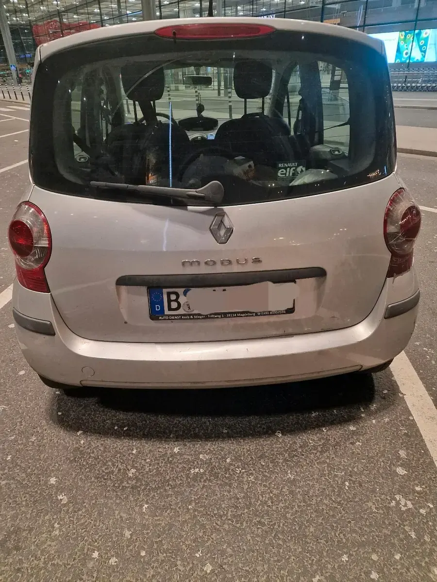 Gebraucht Renault Modus 75 PS (55 kW) 2007 Silber Van / Kleinbus