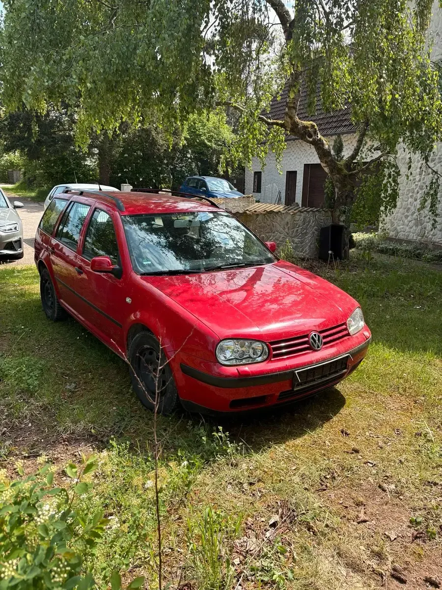 Brugt VW Golf IV 55 HK (40 kW) 2002 Rød Stationcar