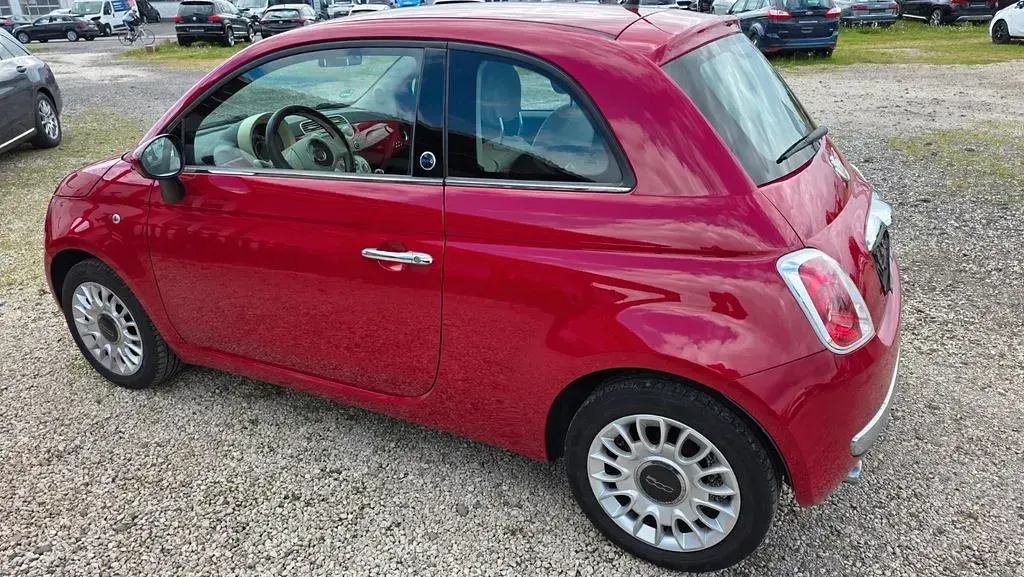 Usata Fiat 500 69 CV (50 kW) 2009 Rosso Cabrio