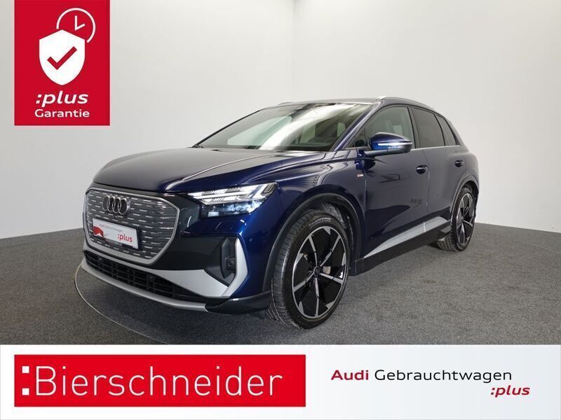 Blau Gebraucht 2021 Audi Q4 e-tron Ambiente SUV | 36.950 € (Fairer Preis) - Bild 1/4