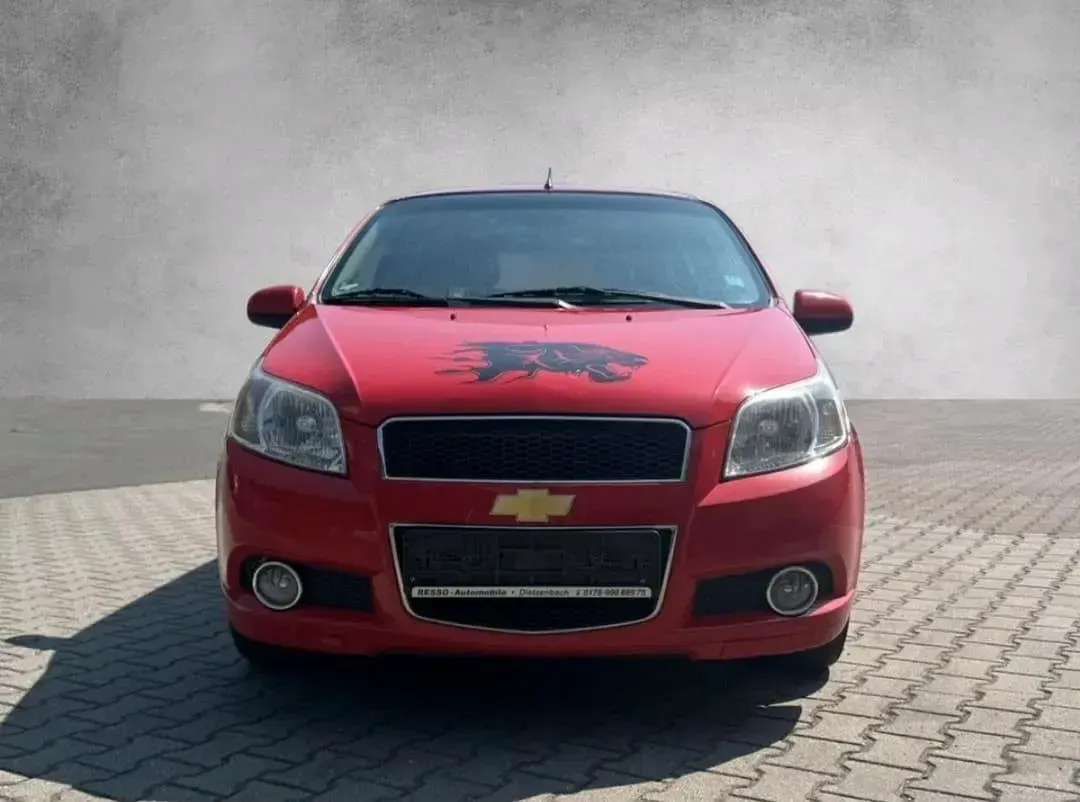 Gebraucht Chevrolet Aveo 84 PS (61 kW) 2010 Rot Kleinwagen