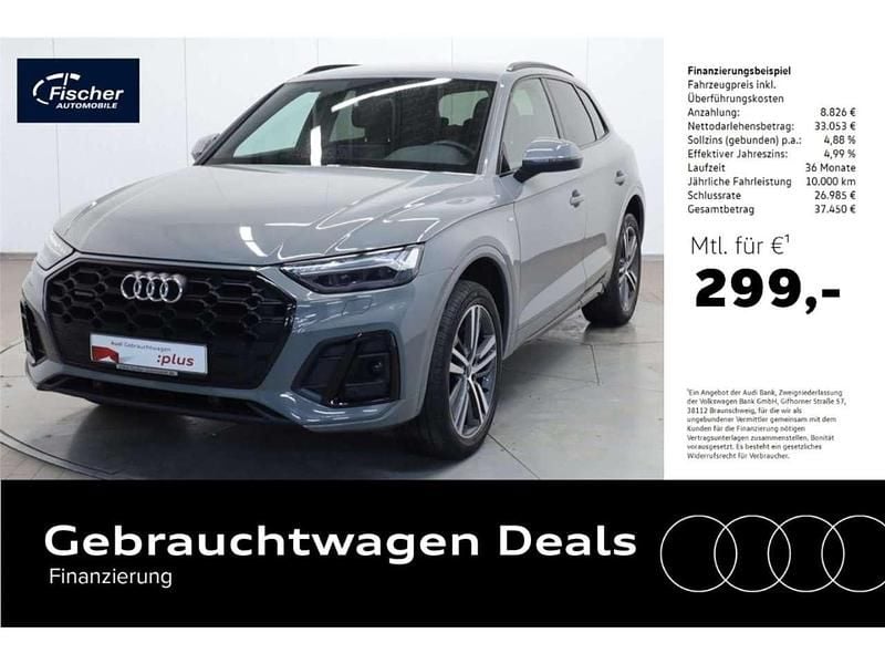 Grau Gebraucht 2022 Audi Q5 S-Line SUV | 39.880 € (Superpreis) - Bild 1/4
