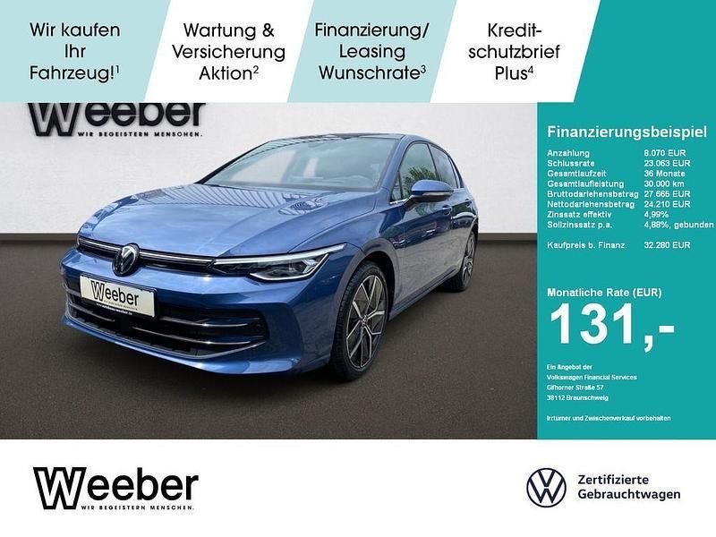 Blau Gebraucht 2025 VW Golf VIII Edition Limousine | 34.490 € (Fairer Preis) - Bild 1/4