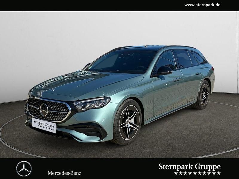 Lack verdesilber Gebraucht 2024 Mercedes E300 AMG Kombi | 59.790 € (Guter Preis) - Bild 1/4